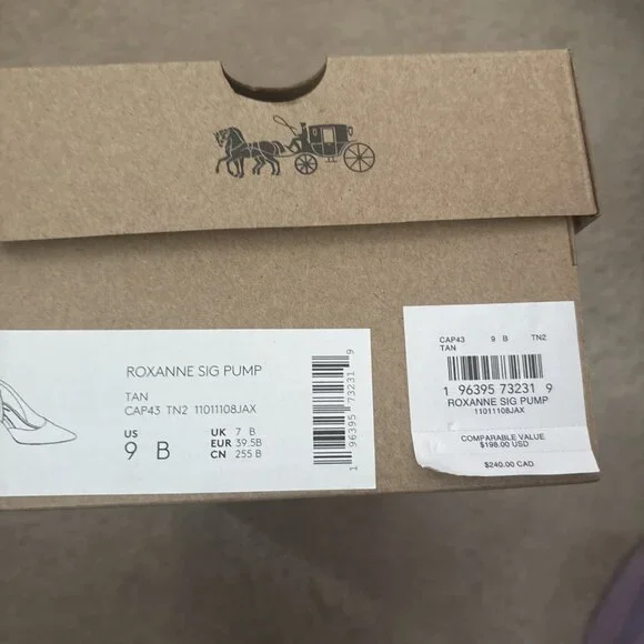 Coach Roxanne Signature Pump Shoes Kitten Heel - Picture 7 of 8